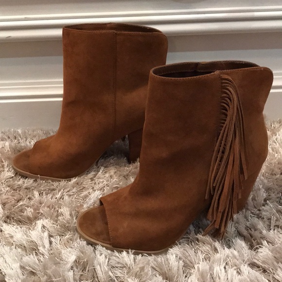 dv fringe open toe boots from Target - Picture 1 of 2